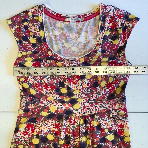 Boden Margot Weekend Floral Jersey Dress Size 4L - Picture 5 of 11